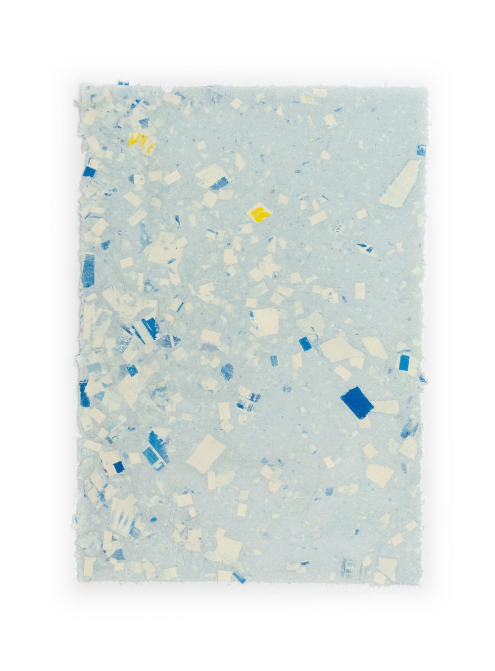 Danube Paper (scooping paper with paper left-overs and Danube water)