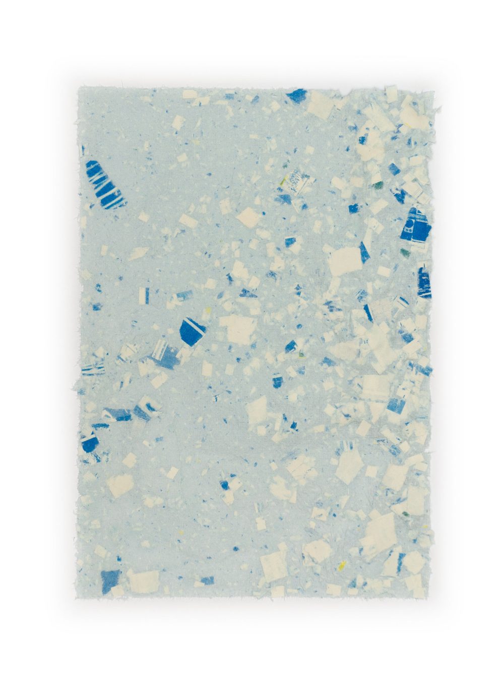 Danube Paper (scooping paper with paper left-overs and Danube water)