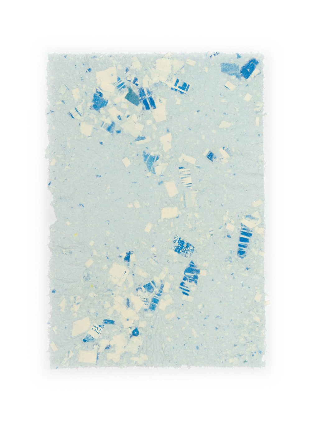 Danube Paper (scooping paper with paper left-overs and Danube water)