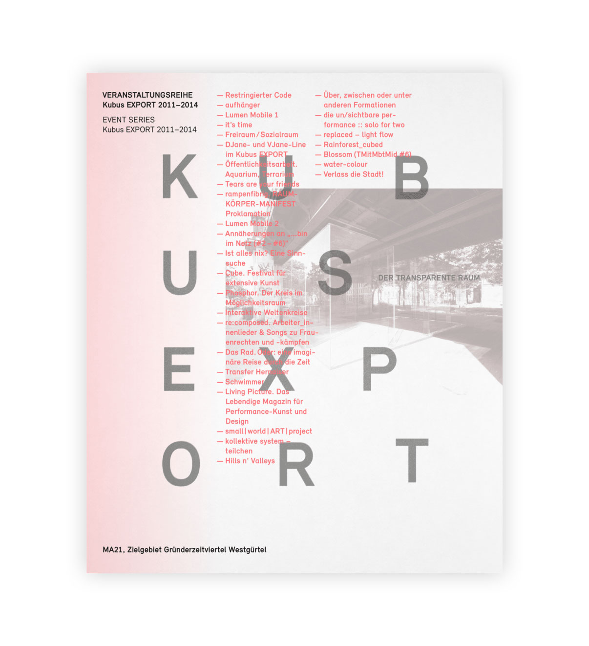 Kubus Export (City of Vienna, MA 21 / 2016)