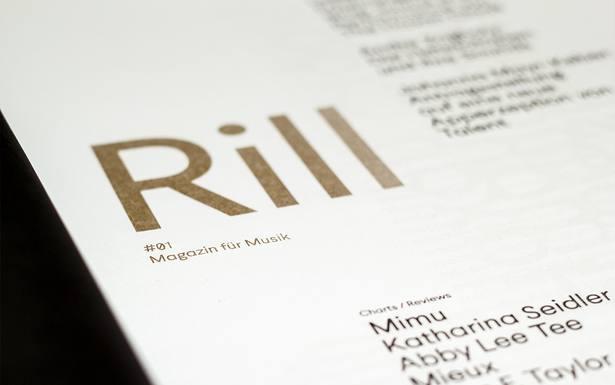 Rill – Magazin für Musik (MIAU Publishing / 2017)